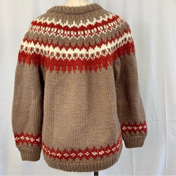 Handmade Fair Isle Knit Sweater - Picture 6 of 7